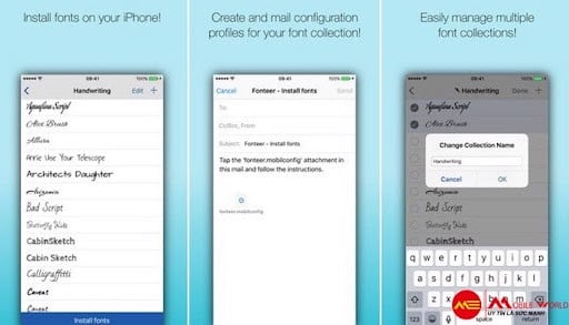 Gợi &yacute; c&aacute;c app đổi font chữ cho b&agrave;n ph&iacute;m iPhone th&ecirc;m c&aacute; t&iacute;nh