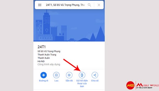Xem khu vực bị phong tỏa bằng Google Maps tr&ecirc;n smartphone