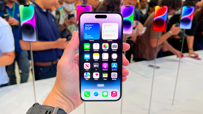 M&agrave;n h&igrave;nh iPhone 14 Pro Max với độ ph&acirc;n giải sắc n&eacute;t