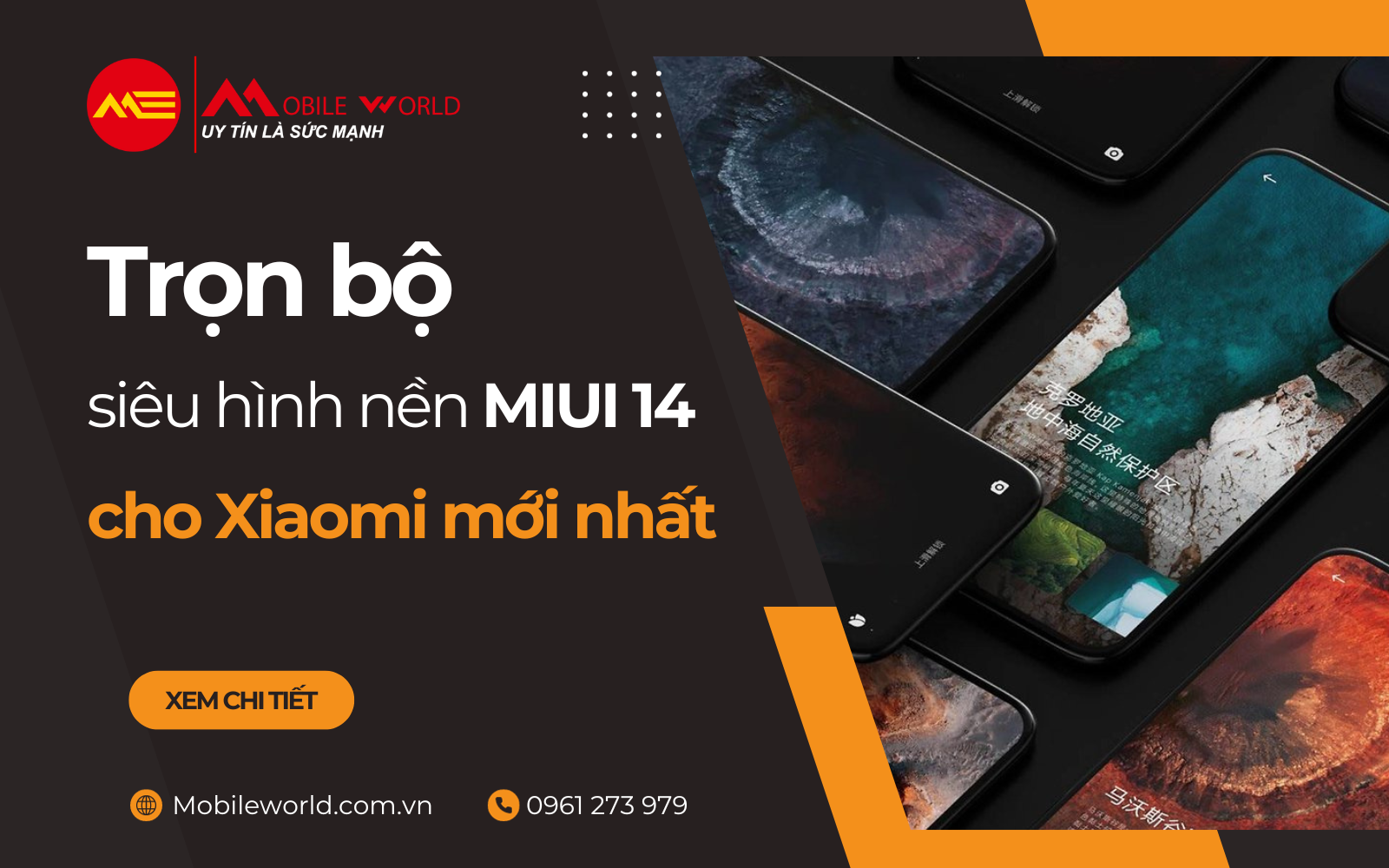 Trọn bộ siêu hình nền MIUI 14 dành cho Xiaomi mới nhất