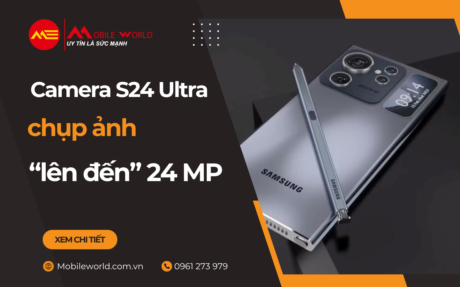 Camera Galaxy S24 Ultra có thể chụp ảnh 