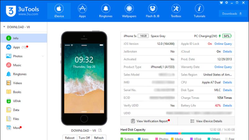 Cài đặt phần mềm 3uTools