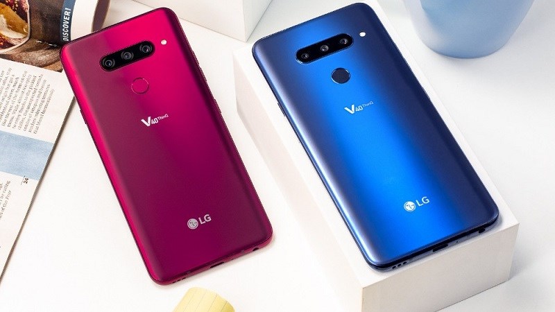 Camera phía sau trên LG V40 ThinQ