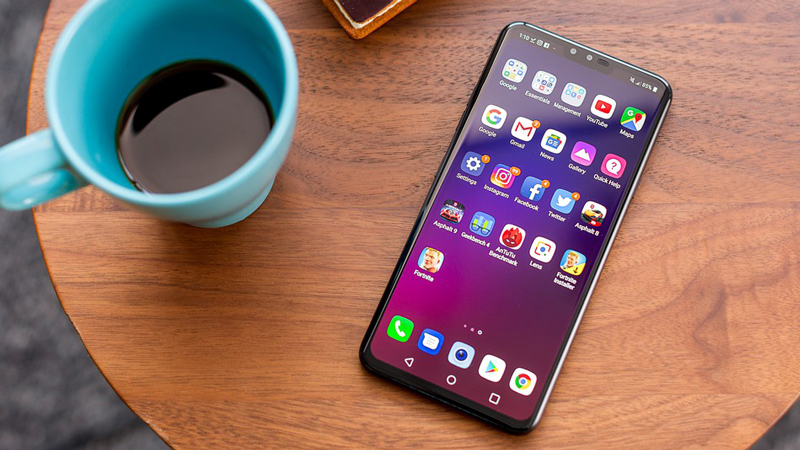 Chất lượng hiển thị của LG V40 ThinQ