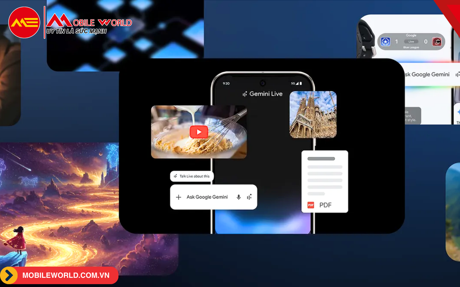 Gemini Live với nhiều tính năng AI hữu ích trên Pixel 9 series
