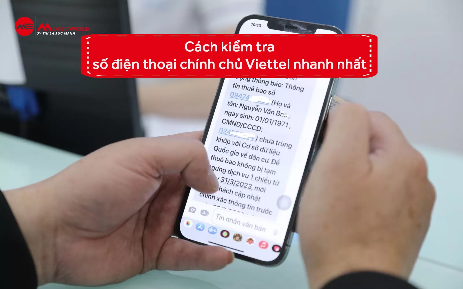 Cách kiểm tra số điện thoại chính chủ Viettel nhanh nhất