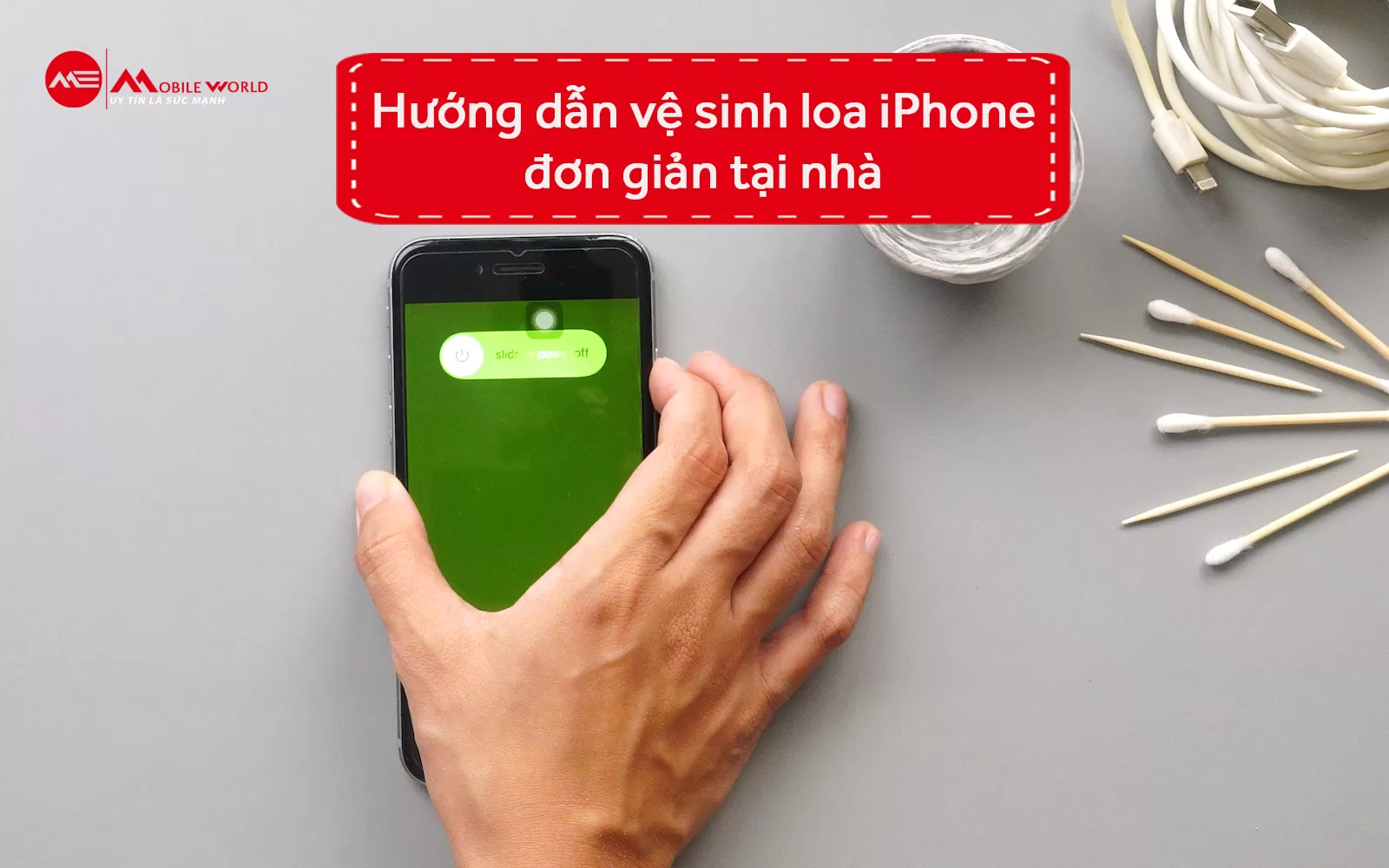 Hướng dẫn vệ sinh loa iPhone đơn giản tại nhà
