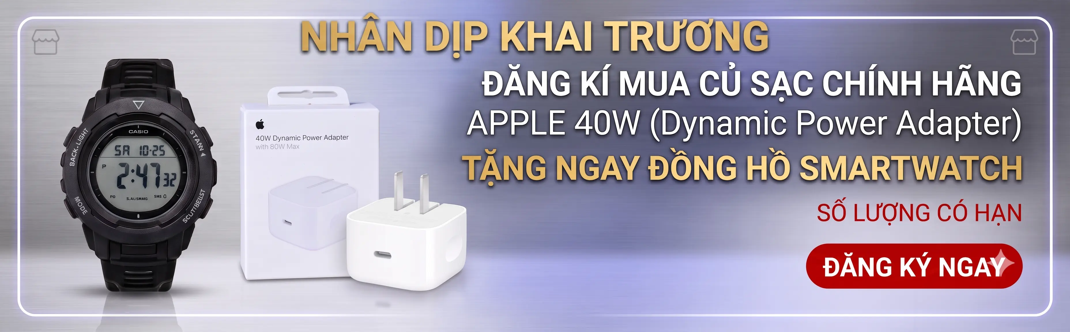 Mua Củ Sạc tặng đồng hồ